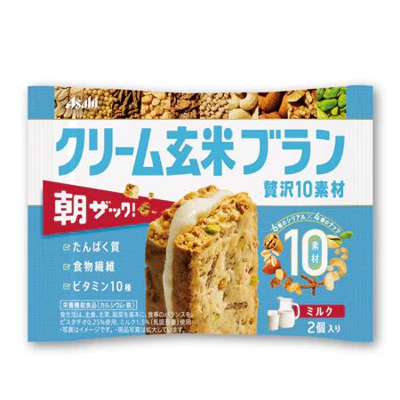 【每週到貨】低卡零食 日本 ASAHI 玄米夾心餅乾 高纖多口味 餅乾禮盒 防災食品 健康代餐-細節圖6