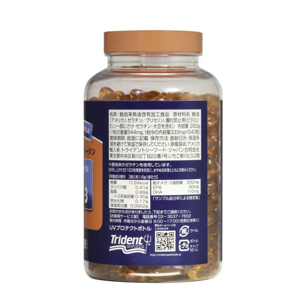 【每週到貨】日本好市多 Pure Alaska Omega FISH OIL  新包裝 純阿拉斯加 野生鮭魚油 540粒-細節圖2