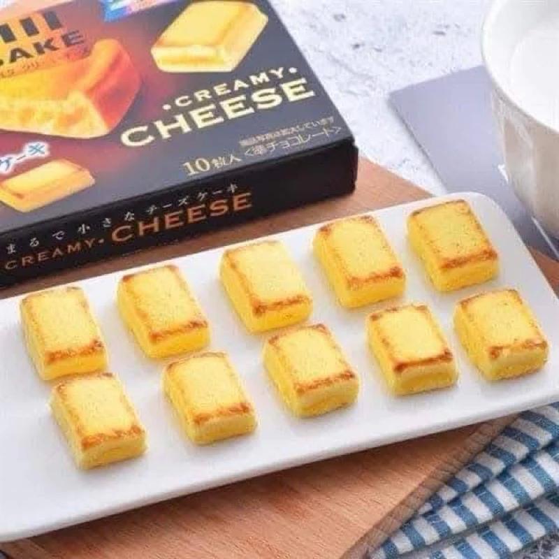 【每週到貨】日本 MORINAGA森永 Bake雙重起司磚 10入 香濃 起司蛋糕  餅乾 起司口味-細節圖3