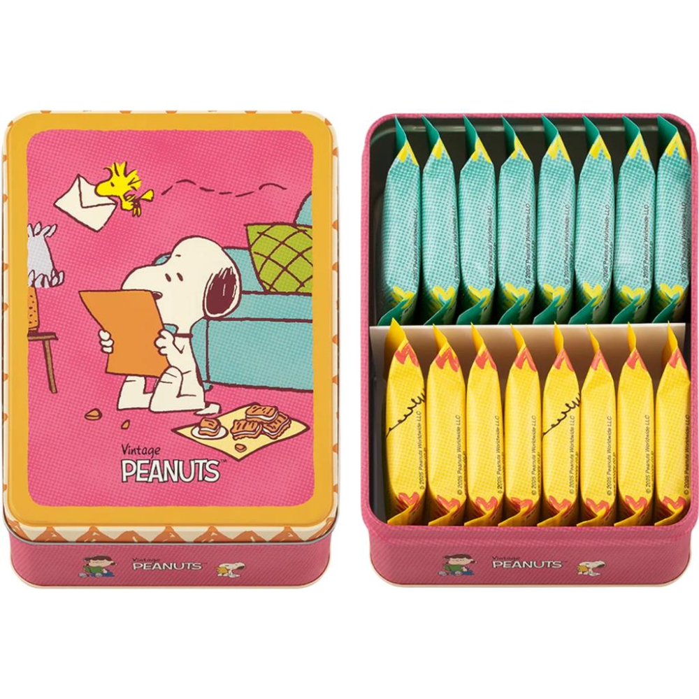 【每週到貨】日本 Sugar Butter Tree 砂糖奶油樹 蜂蜜 草莓 焦糖布丁 史努比聯名 夾心脆餅 原味 禮盒-細節圖9