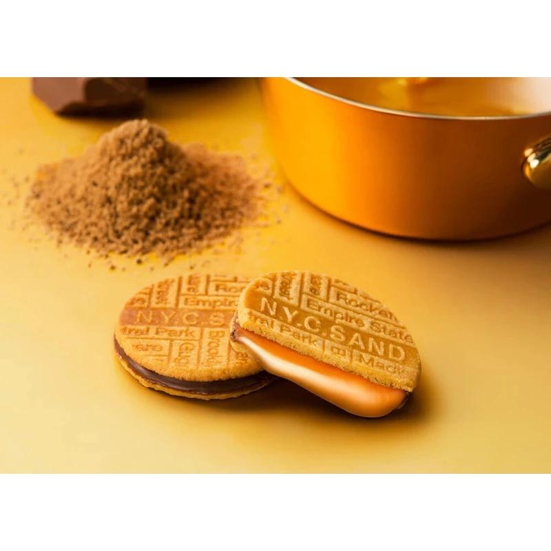 【每週到貨】日本超人氣N.Y.C SAND 巧克力焦糖夾心餅乾 NYC 過年禮盒 新年伴手禮 禮盒-細節圖2