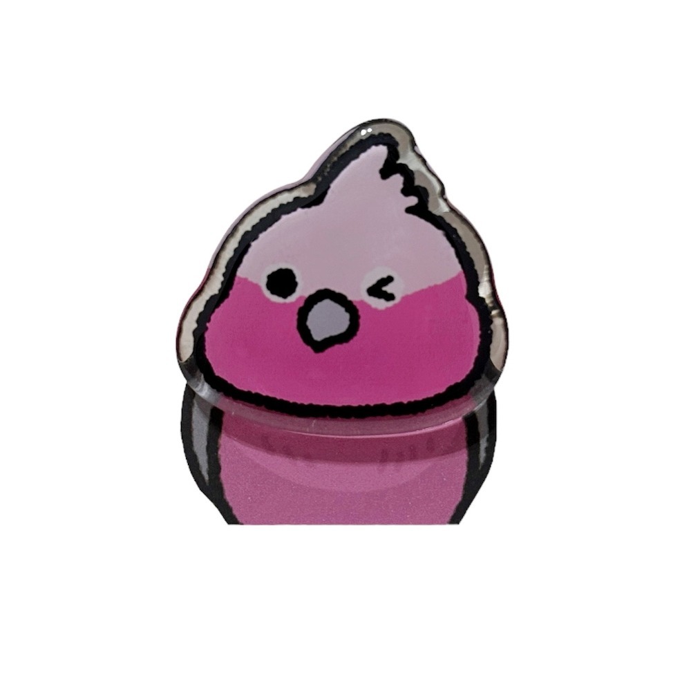 三麻兄妹 壓克力鸚鵡手帳夾-規格圖5