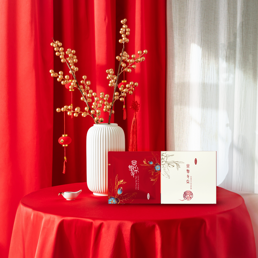 景摯丰采 頂級生普洱女兒茶面膜3片/盒-細節圖2