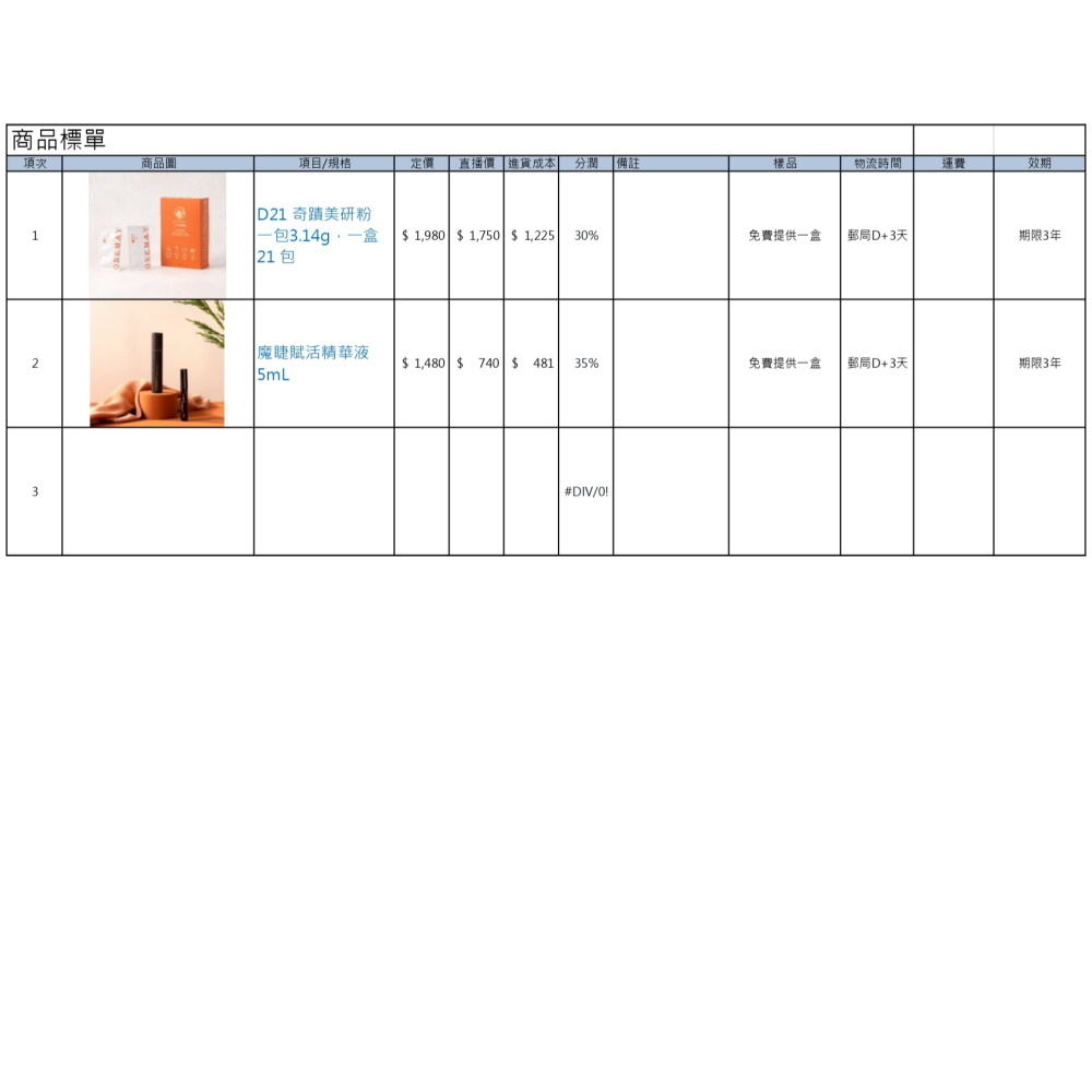 ONE MAY D21奇蹟美研粉/三盒組合價-細節圖5