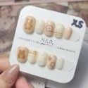 🍑616 room🍑手工穿戴甲*現貨款式*可愛小熊*溫柔優雅玫瑰粉*附贈工具包-規格圖3