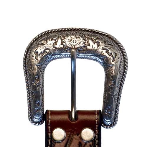 ARIAT Cowboy Western Country Leather Buckle Brown 西部牛仔皮帶-細節圖3