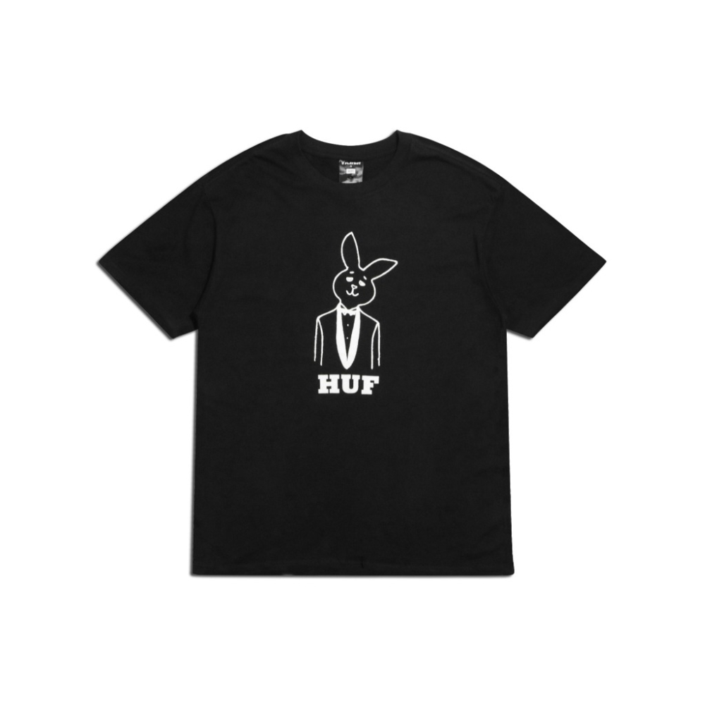 限量聯名款 HUF x Playboy Mr Playboy T-Shirt- Black T恤-細節圖6