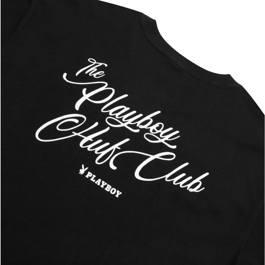 限量聯名款 HUF x Playboy Mr Playboy T-Shirt- Black T恤-細節圖9