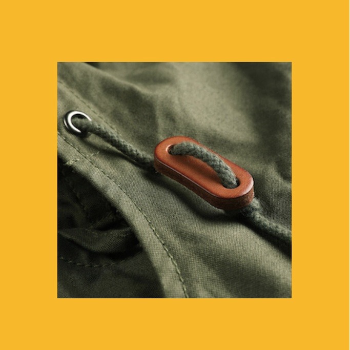 M51-0001 parka 元年版本 魚尾風衣 純棉緞紋面料 og-107-細節圖3