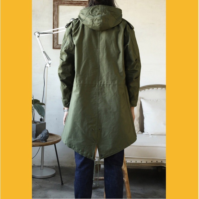 M51-0001 parka 元年版本 魚尾風衣 純棉緞紋面料 og-107-細節圖5