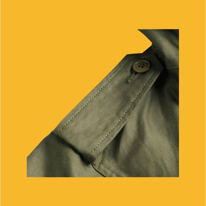 M51-0001 parka 元年版本 魚尾風衣 純棉緞紋面料 og-107-細節圖7