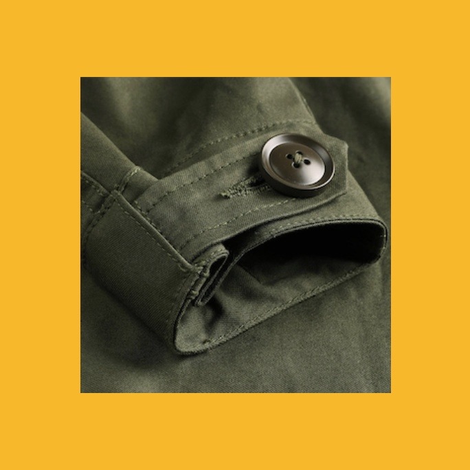 M51-0001 parka 元年版本 魚尾風衣 純棉緞紋面料 og-107-細節圖8