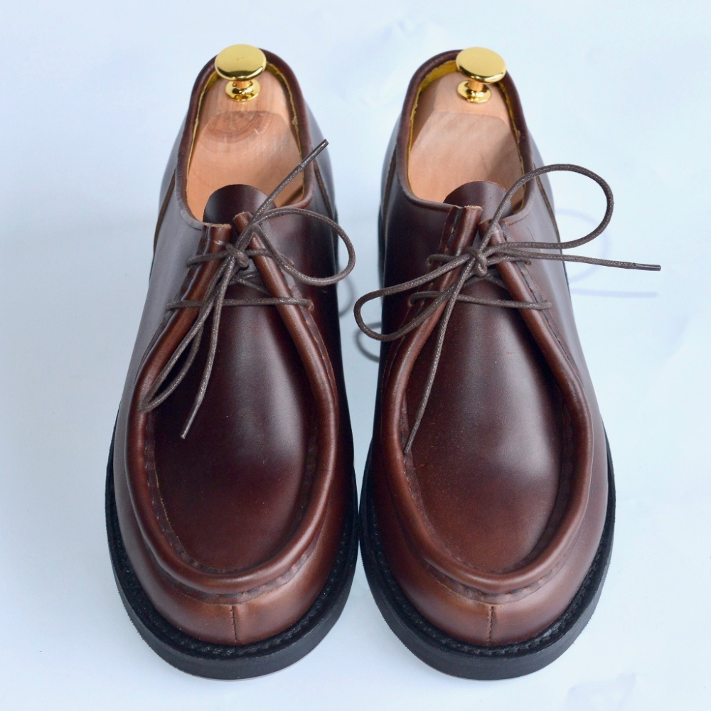 EL CAPITAL Moccasin paraboot michael 手工固特異 袋鼠鞋 皮鞋 方頭頂級手工皮鞋-細節圖6