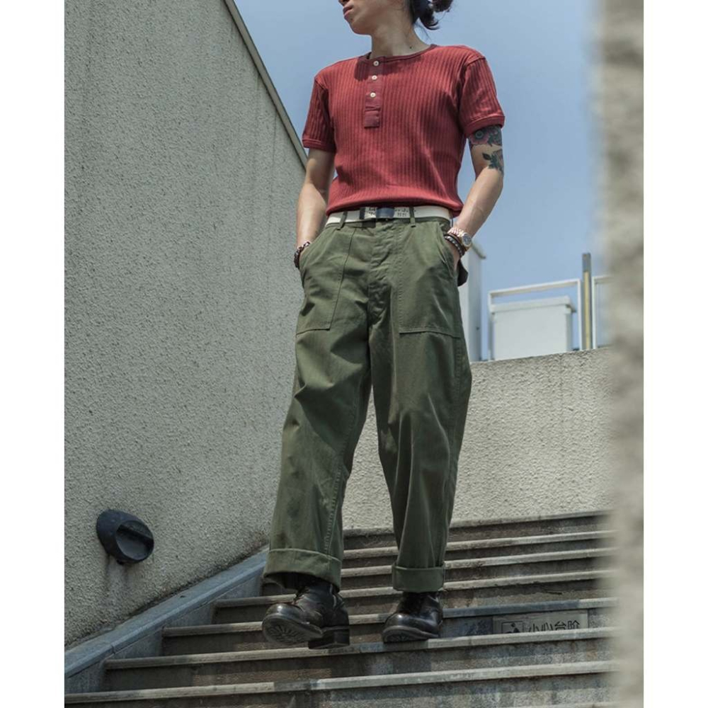 1947 1st 838A OD7 Utility Fatigue Pants OG-107一代目 軍官褲-細節圖2