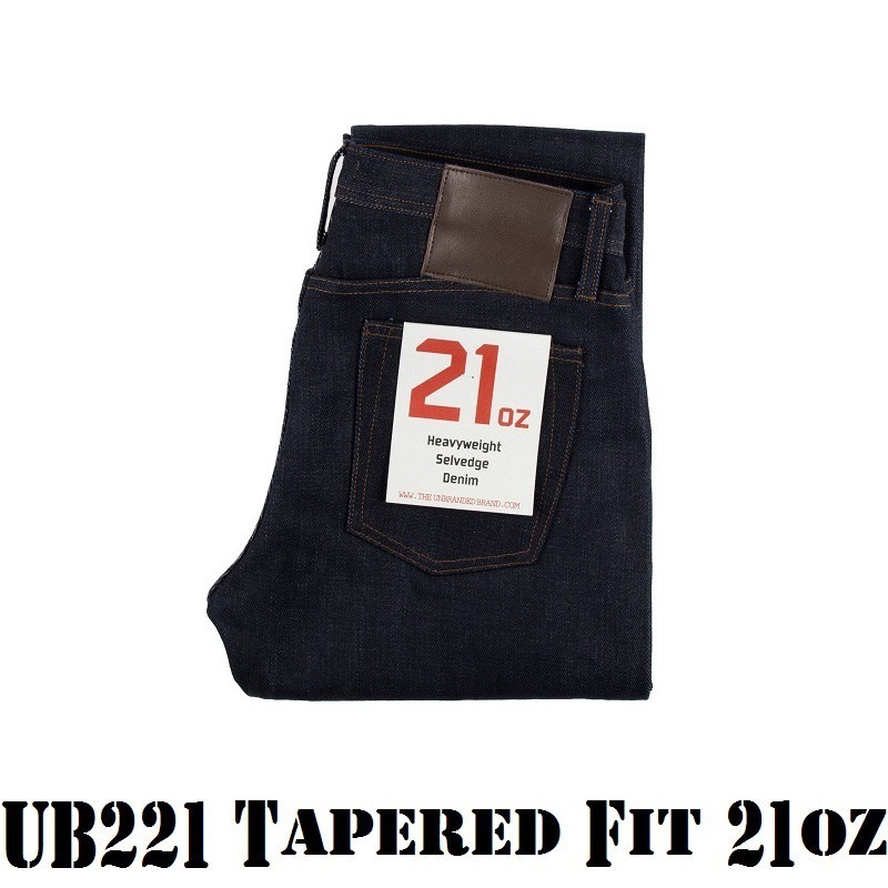 21OZ  UB221 日產赤耳 錐形合身UNBRANDED BRAND 日產布料 赤耳丹寧-細節圖6