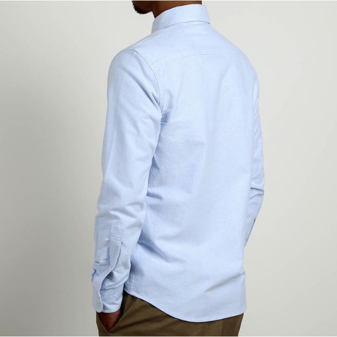 VINTAMERI Classic oxford shirt 厚實洗水 修身 長絨棉 牛津襯衫-細節圖7