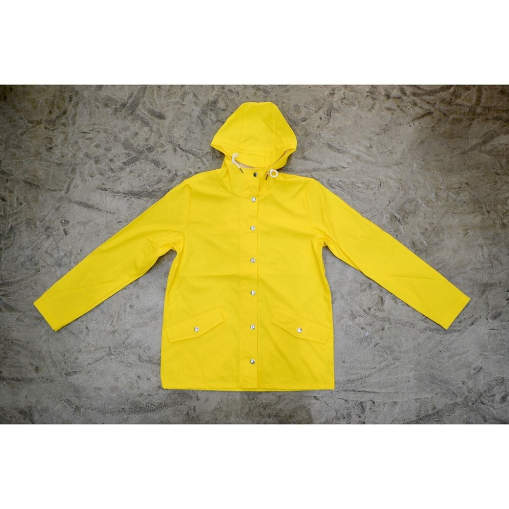 極度簡約 俐落修身 現貨秒發 MBYM 男女同款 丹麥雨衣 雨衣 風衣 中長版 連帽 風衣 長版風衣-細節圖3