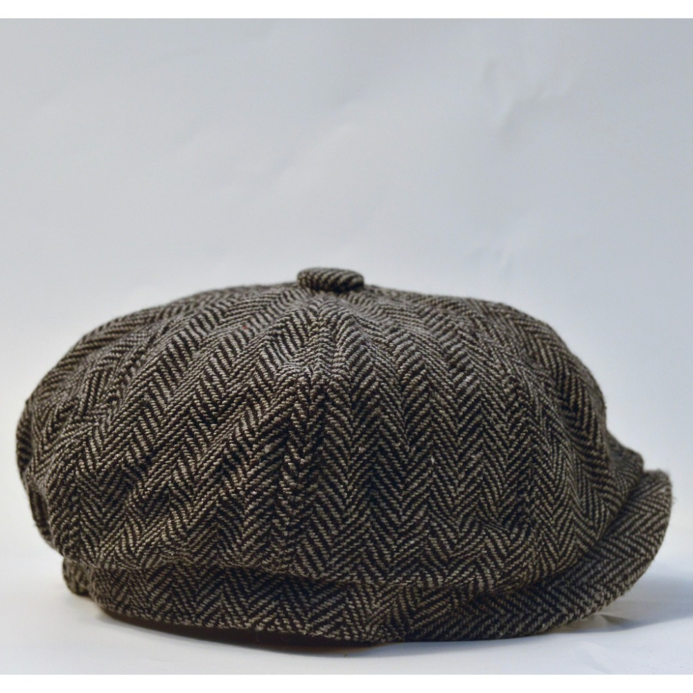 “EL CAMINO” Herringbone 8 Panel Riders Cap 報童帽 貝雷帽 魚骨紋-細節圖3