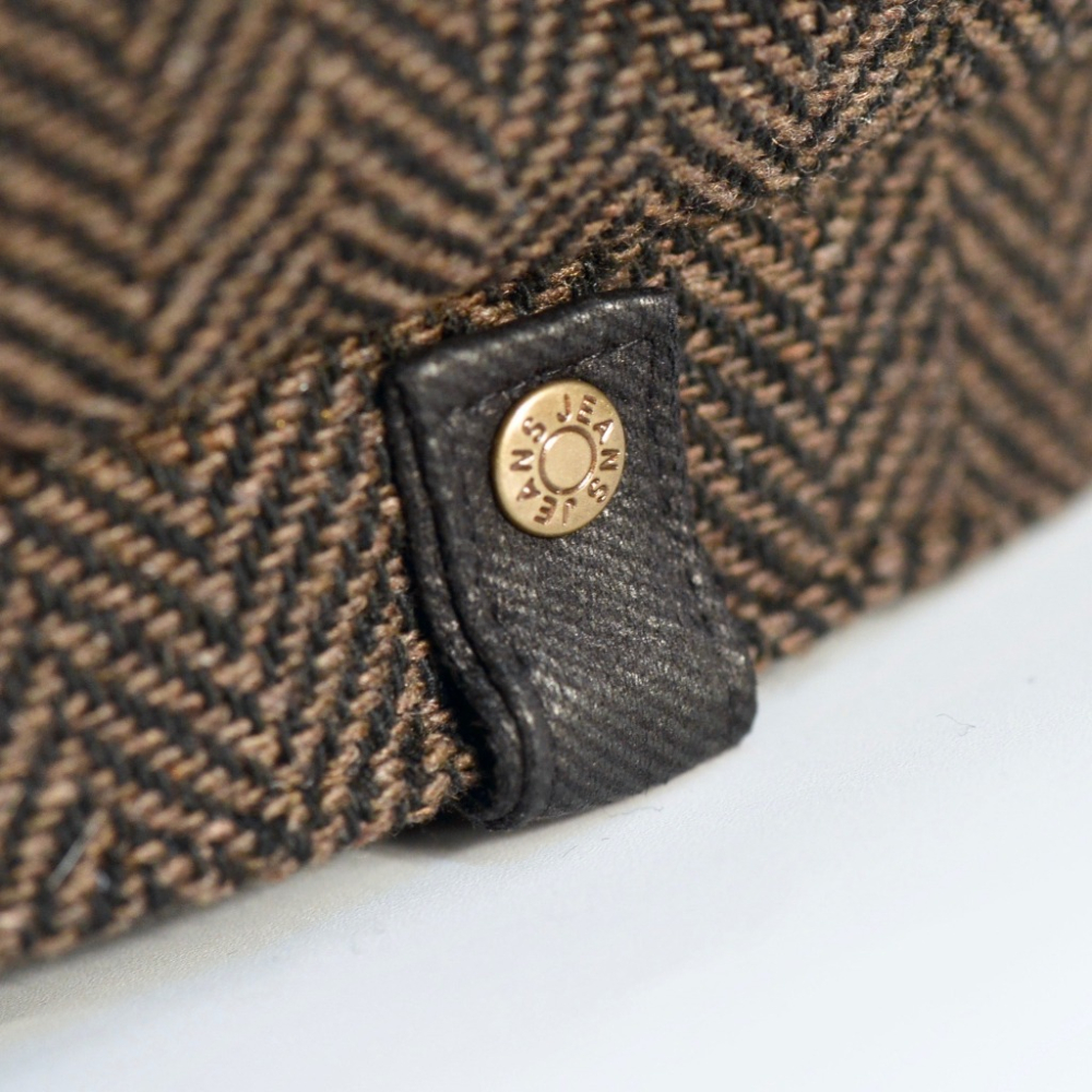 “EL CAMINO” Herringbone 8 Panel Riders Cap 報童帽 貝雷帽 魚骨紋-細節圖6