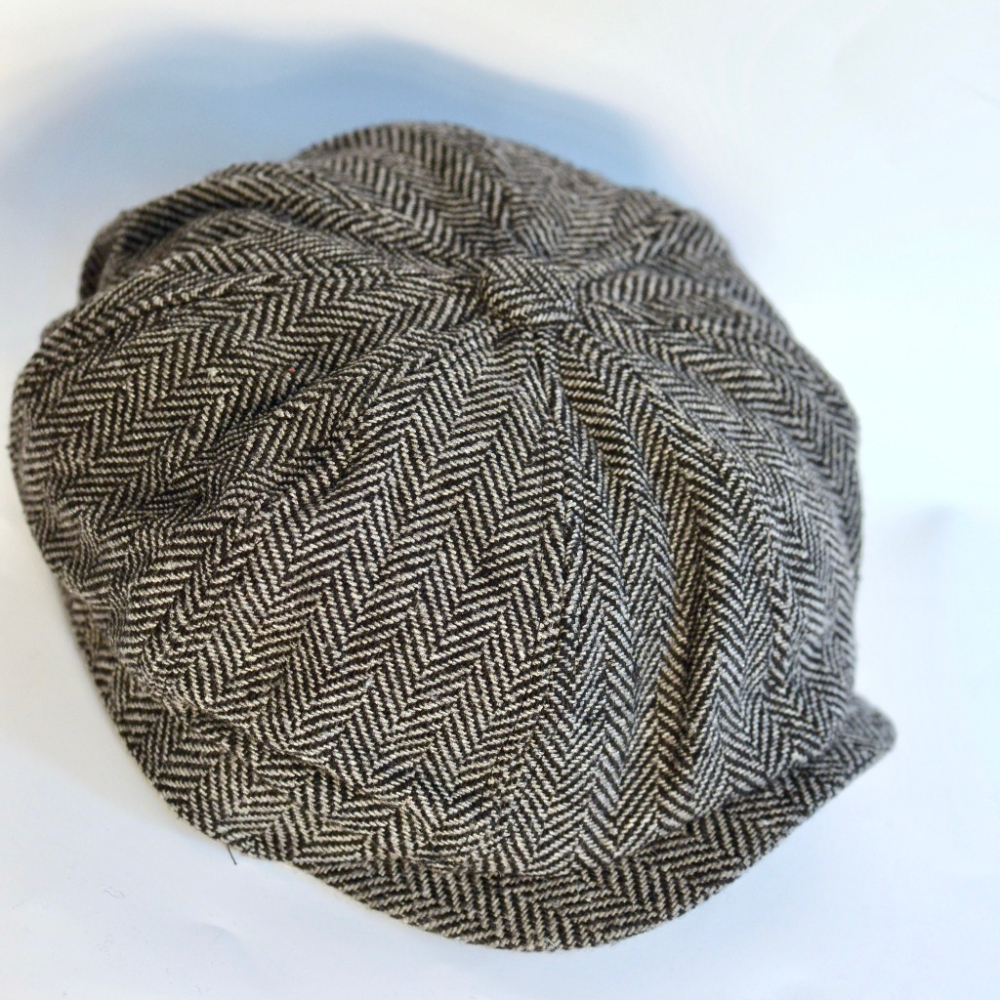 “EL CAMINO” Herringbone 8 Panel Riders Cap 報童帽 貝雷帽 魚骨紋-細節圖7