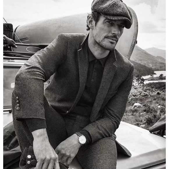 “EL CAMINO” Herringbone 8 Panel Riders Cap 報童帽 貝雷帽 魚骨紋-細節圖9