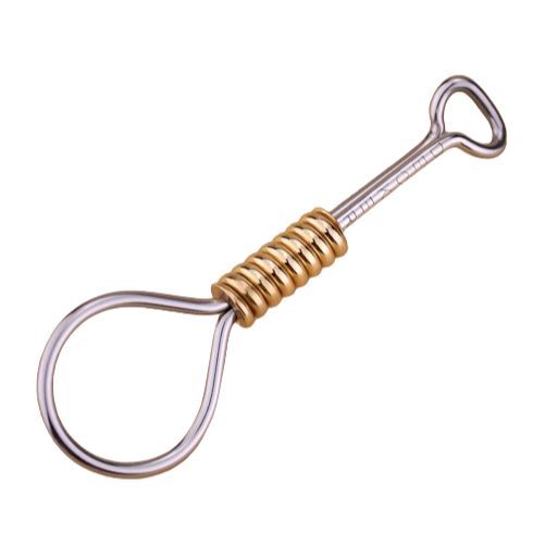 DECKER同款 純銅彈簧鑰匙圈鉤扣手工皮帶腰掛-細節圖3