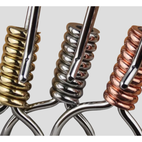 DECKER同款 純銅彈簧鑰匙圈鉤扣手工皮帶腰掛-細節圖8