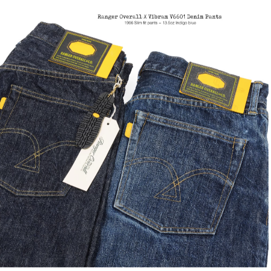 RANGER VINTAGE 66 Vibram原色赤耳牛仔褲 聯名款 修身 V6601 13.5OZ 浦瑞浦斯665-細節圖5