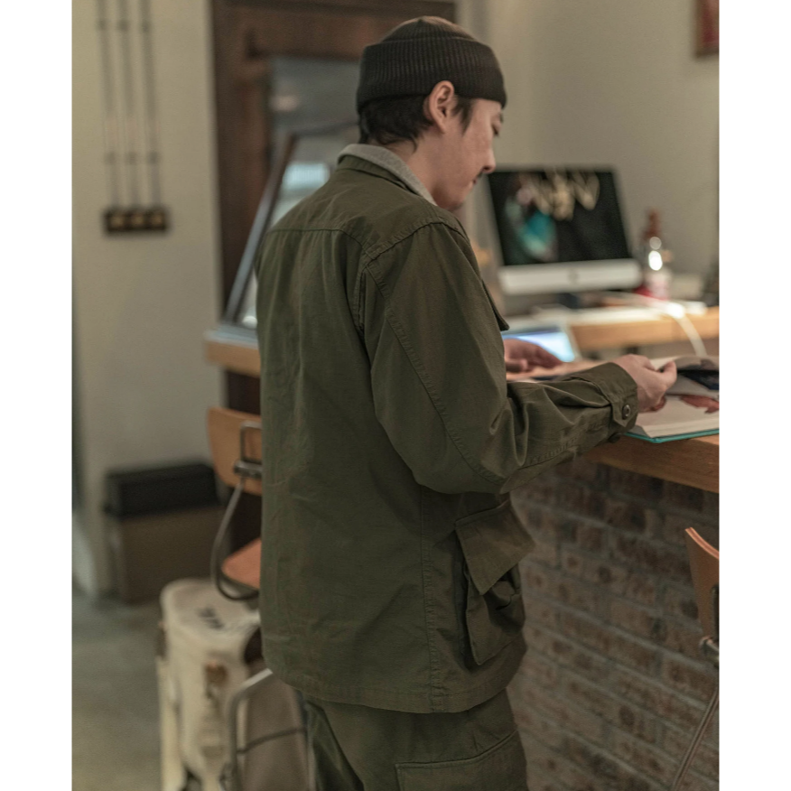 US Army 5th Model Tropical Jungle Fatigue Jacket 野戰外套-細節圖3