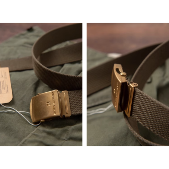 OFFICERS TROUSER BELT 代號DLA100-82-C 類公發美國軍官帆布腰帶-細節圖3