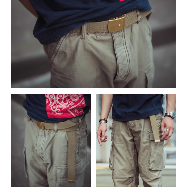 OFFICERS TROUSER BELT 代號DLA100-82-C 類公發美國軍官帆布腰帶-細節圖8