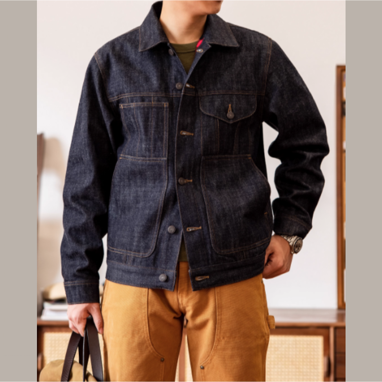 傳世經典 復刻 Cruiser denim jacket 巡航者短板牛仔夾克-細節圖2