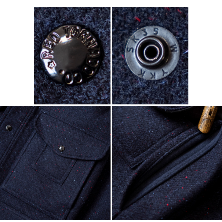 Mackinaw 100%羊毛工作夾克 彩織紗 重磅美式復古工裝夾克 Yellowstone同款 EL CAPITAL-細節圖7