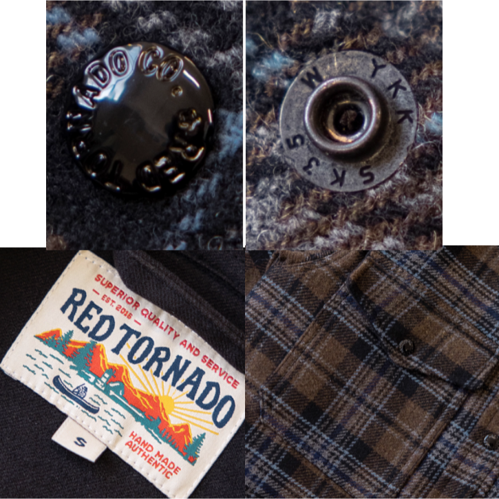 本季必入 復刻 JAC SHIRT 超抗磨損 50%羊毛面料 休閒工裝外套格紋襯衫-細節圖7