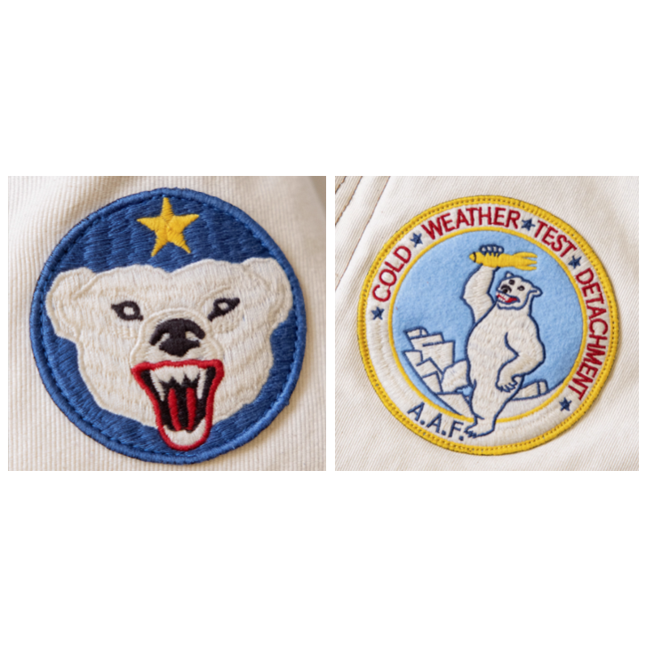 美國陸軍 CWTD LADD 野戰空軍基地 S-3 冬季飛行夾克 皮毛一體-細節圖6