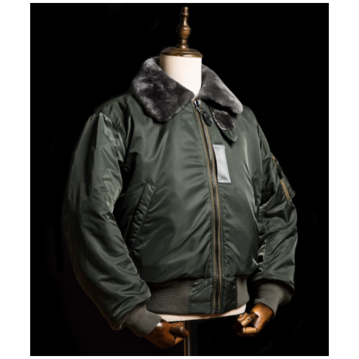 重磅來襲 AF48 (641) USAF B-15D 飛行夾克 皮毛一體 二戰飛行服-細節圖3