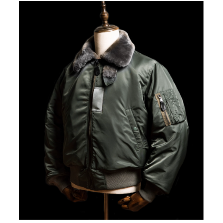 重磅來襲 AF48 (641) USAF B-15D 飛行夾克 皮毛一體 二戰飛行服-細節圖5