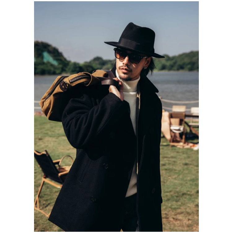 頂級復刻系列 40S U.S. 740 pea coat 雙排扣大衣 60%羊絨混紡 海軍大衣 EL CAPITAL-細節圖3