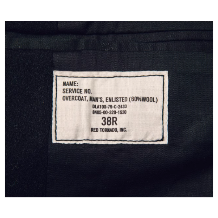 頂級復刻系列 40S U.S. 740 pea coat 雙排扣大衣 60%羊絨混紡 海軍大衣 EL CAPITAL-細節圖9