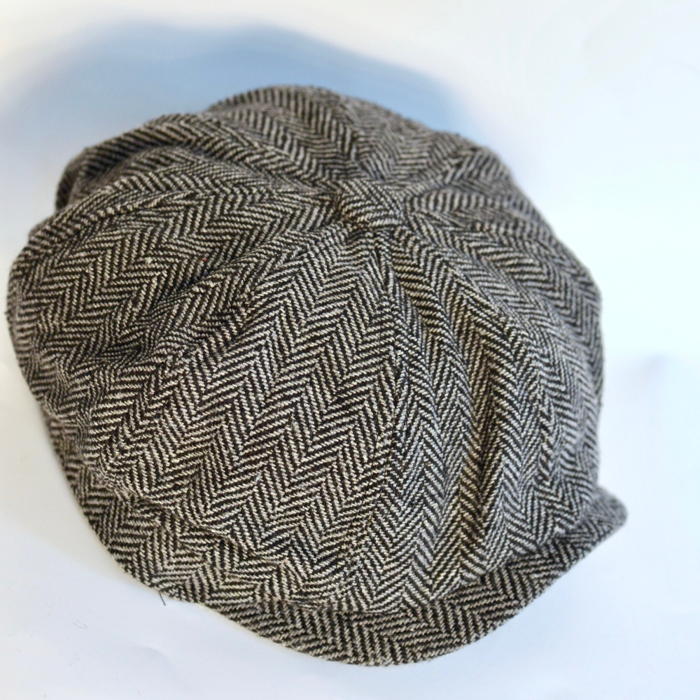 EL CAMINO Herringbone 8 Panel Riders Cap 報童帽 貝雷帽 魚骨紋-細節圖2