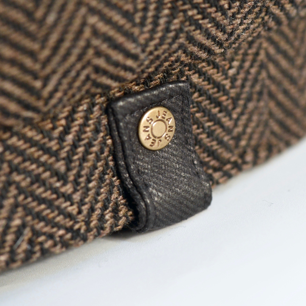 EL CAMINO Herringbone 8 Panel Riders Cap 報童帽 貝雷帽 魚骨紋-細節圖7