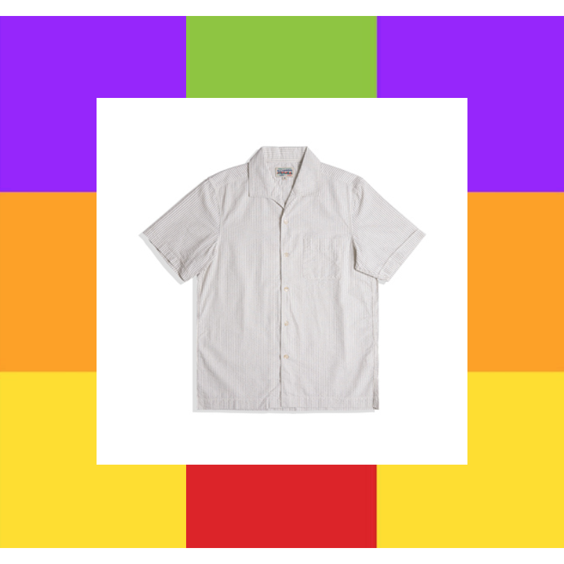 50S 條紋泡泡紗襯衫 ITALIAN Collar shirt EL CAPITAL-細節圖7
