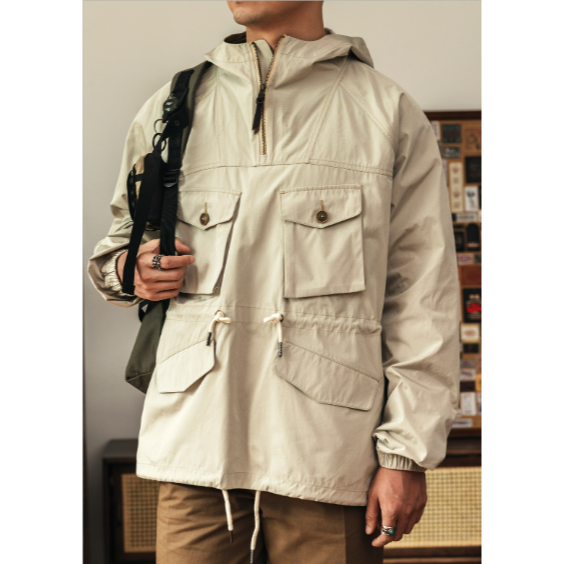 RT 防風外套 登山外套 機能外套 工裝 戶外 登山 露營 衝鋒衣 Anorak-細節圖6