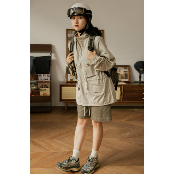 RT 防風外套 登山外套 機能外套 工裝 戶外 登山 露營 衝鋒衣 Anorak-細節圖8