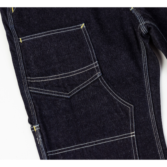 RT 復刻 井下工作褲 FW20S-30S 中高腰 直筒工作褲 Derrickman Denim Work Pants-細節圖8