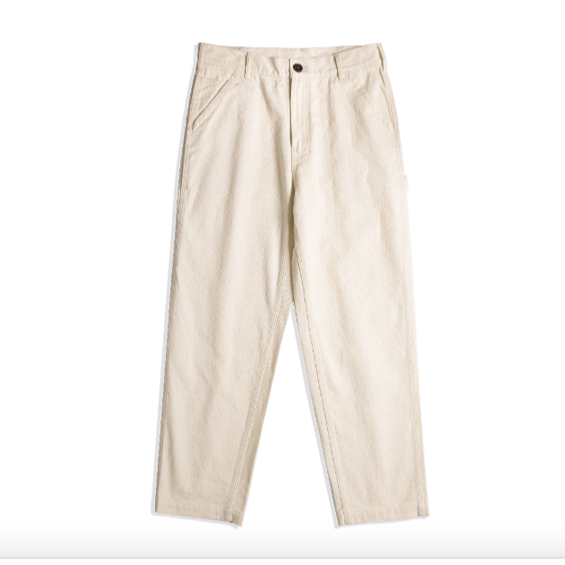RT 米白色工裝褲 畫家褲 中高腰 寬鬆 工作褲 Painter Trousers-細節圖7
