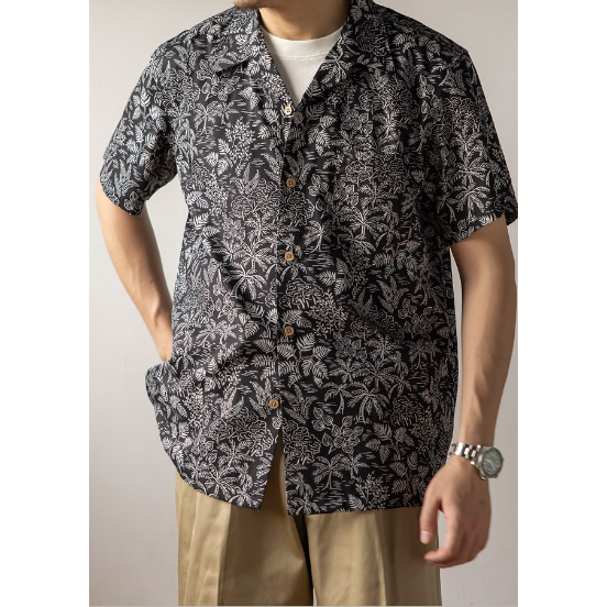 RT 夏威夷襯衫 古巴領 海灘襯衫 休閒襯衫 Aloha shirt EL CAPITAL-細節圖8