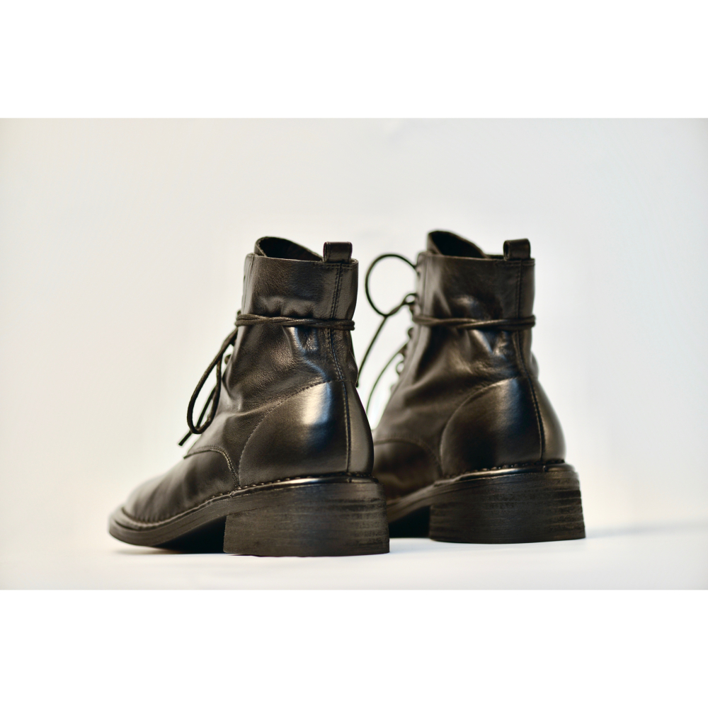 EL CAPITAL Sinónimo Ankle boots 小牛皮 皮底 做舊 女靴 VERO CUOIO-細節圖2