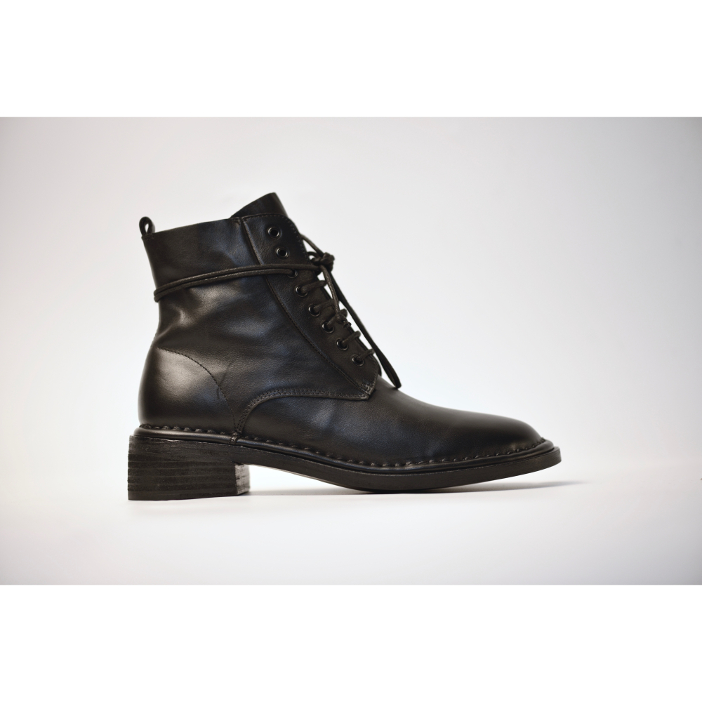 EL CAPITAL Sinónimo Ankle boots 小牛皮 皮底 做舊 女靴 VERO CUOIO-細節圖5