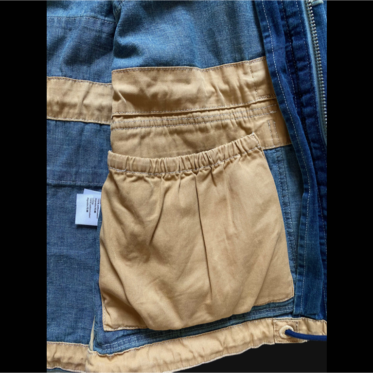 定番限定 23SS SCRIBBLER INDIGO 11oz純棉丹寧 犛牛骨鈕扣 TALON拉鍊 牛仔登山夾克-細節圖10